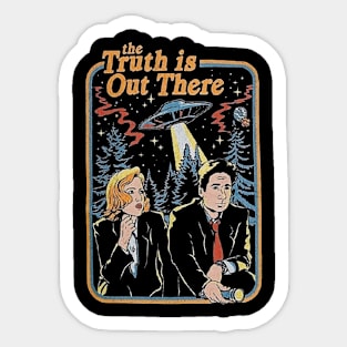 The truth is out there // X Files funny // The truth is out there // X Files is hilarious Sticker